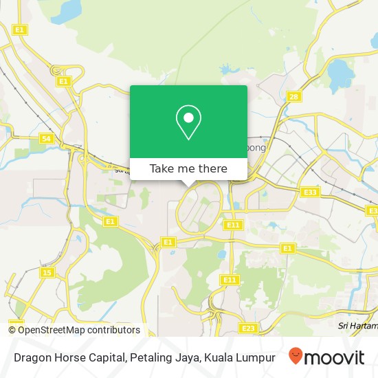 Dragon Horse Capital, Petaling Jaya map