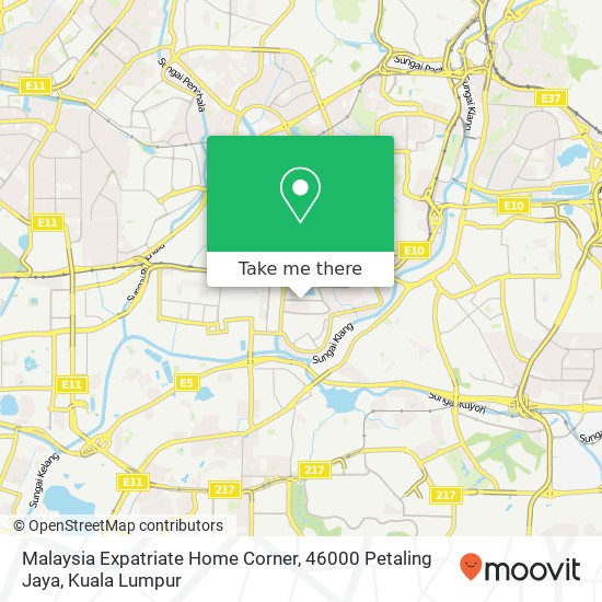 Peta Malaysia Expatriate Home Corner, 46000 Petaling Jaya