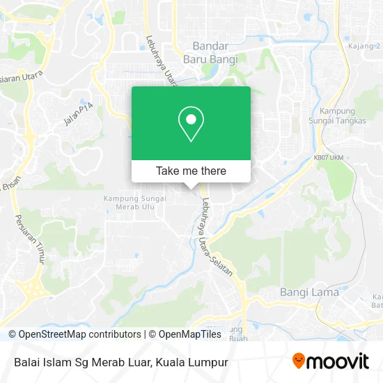 Balai Islam Sg Merab Luar map