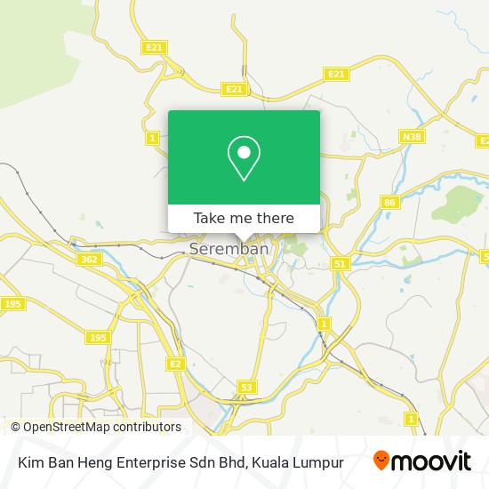 Kim Ban Heng Enterprise Sdn Bhd map