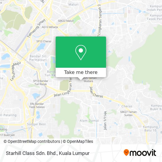Starhill Class Sdn. Bhd. map