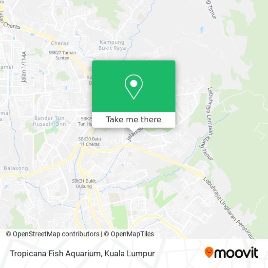 Tropicana Fish Aquarium map