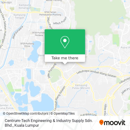 Centrum-Tech Engineering & Industry Supply Sdn. Bhd. map