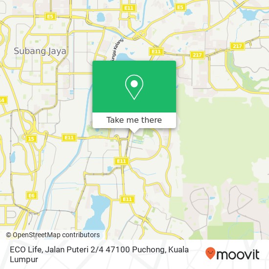 ECO Life, Jalan Puteri 2 / 4 47100 Puchong map