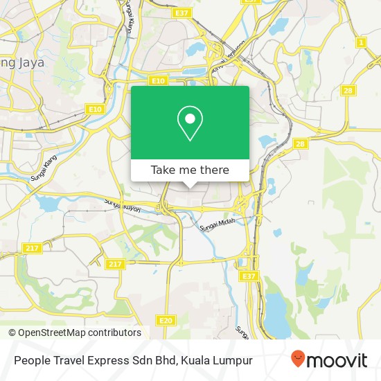 People Travel Express Sdn Bhd map