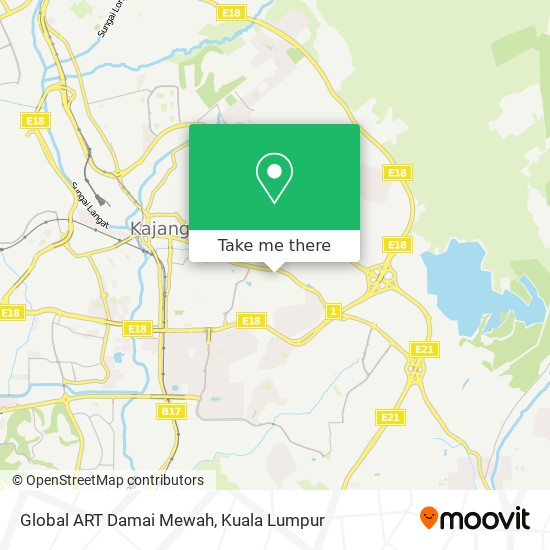 Global ART Damai Mewah map