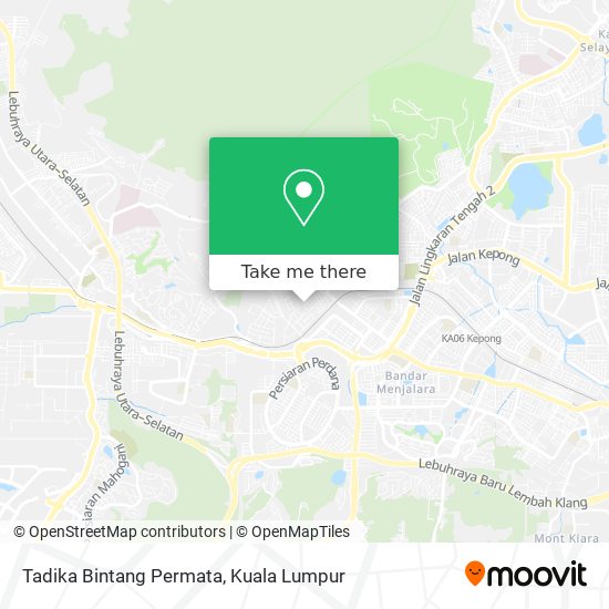 Tadika Bintang Permata map
