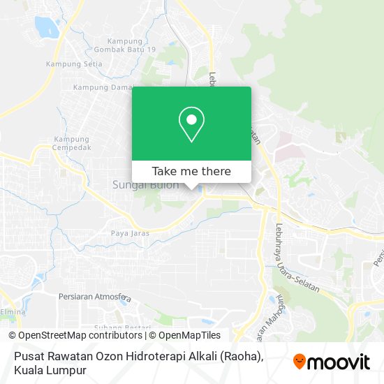 Pusat Rawatan Ozon Hidroterapi Alkali (Raoha) map