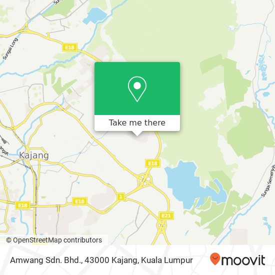 Amwang Sdn. Bhd., 43000 Kajang map