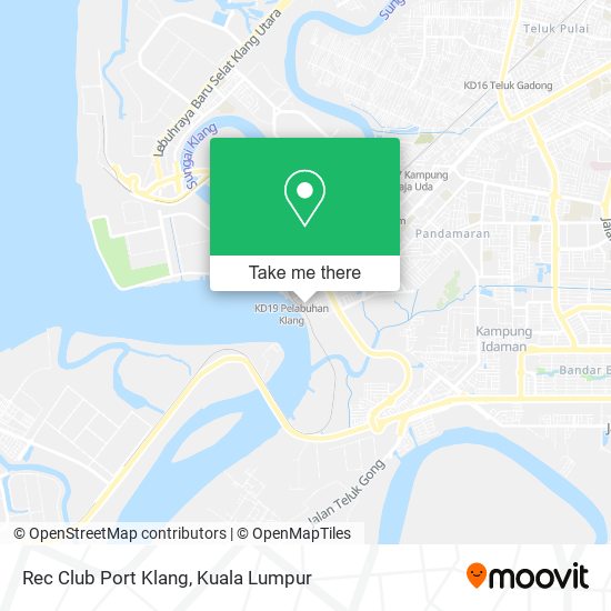 Peta Rec Club Port Klang