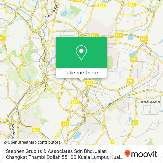 Stephen Grubits & Associates Sdn Bhd, Jalan Changkat Thambi Dollah 55100 Kuala Lumpur map