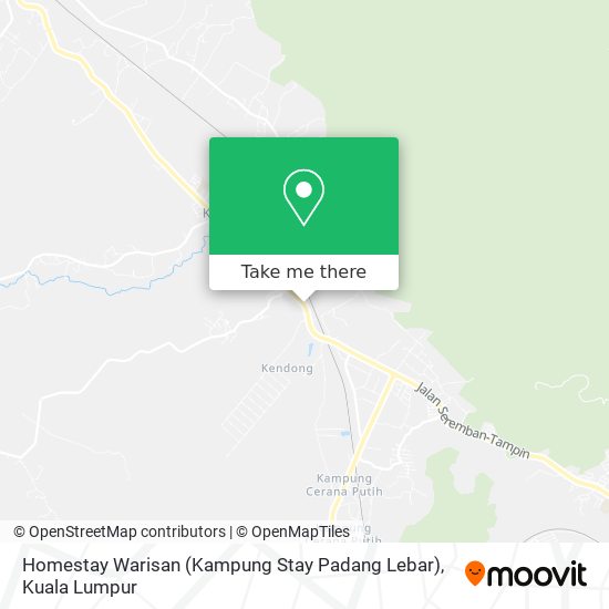 Peta Homestay Warisan (Kampung Stay Padang Lebar)
