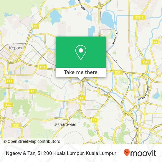 Peta Ngeow & Tan, 51200 Kuala Lumpur