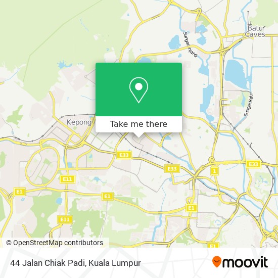 44 Jalan Chiak Padi map