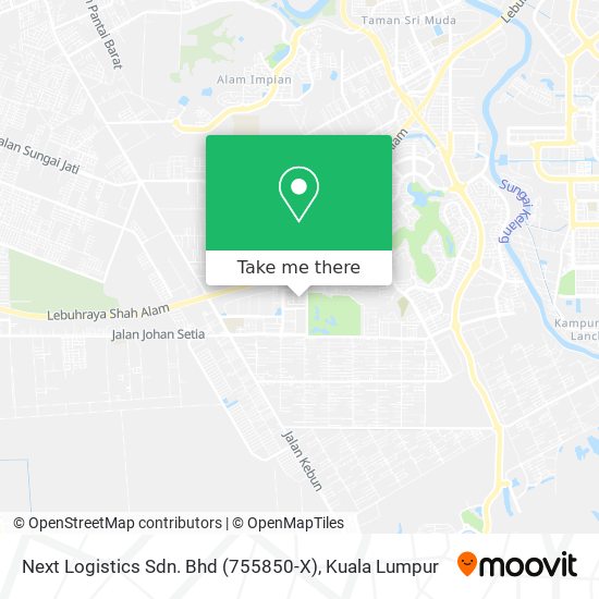 Next Logistics Sdn. Bhd (755850-X) map