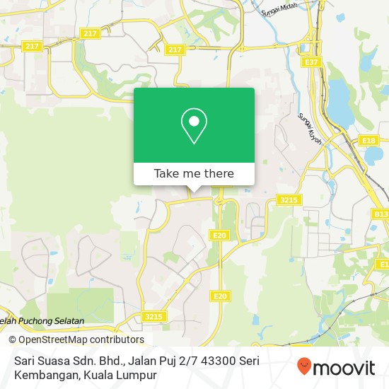 Peta Sari Suasa Sdn. Bhd., Jalan Puj 2 / 7 43300 Seri Kembangan
