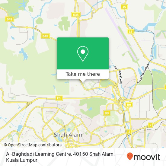 Al-Baghdadi Learning Centre, 40150 Shah Alam map