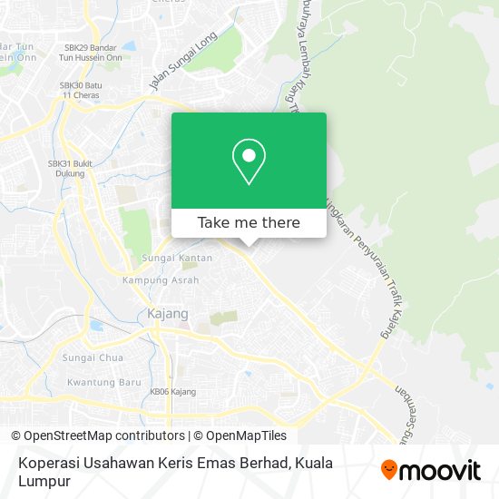 Koperasi Usahawan Keris Emas Berhad map