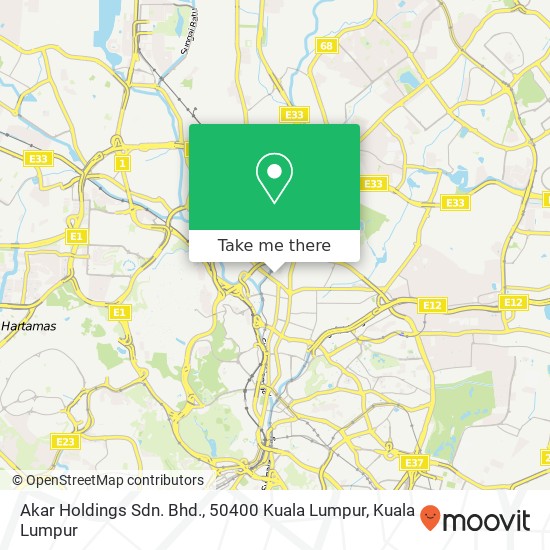 Akar Holdings Sdn. Bhd., 50400 Kuala Lumpur map