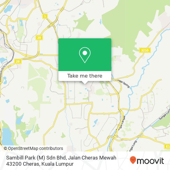 Sambill Park (M) Sdn Bhd, Jalan Cheras Mewah 43200 Cheras map