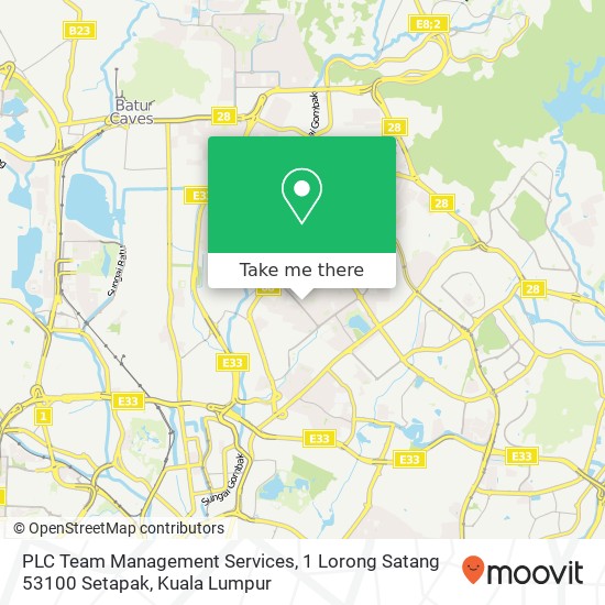 PLC Team Management Services, 1 Lorong Satang 53100 Setapak map