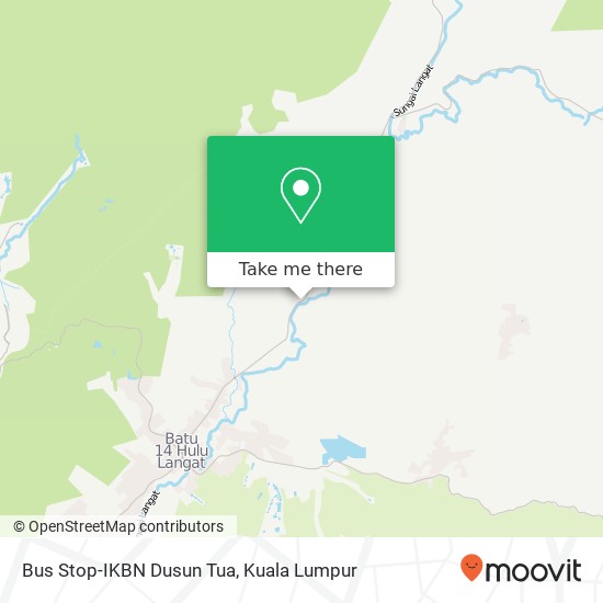 Bus Stop-IKBN Dusun Tua map