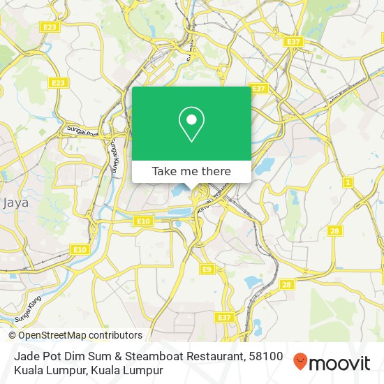 Jade Pot Dim Sum & Steamboat Restaurant, 58100 Kuala Lumpur map