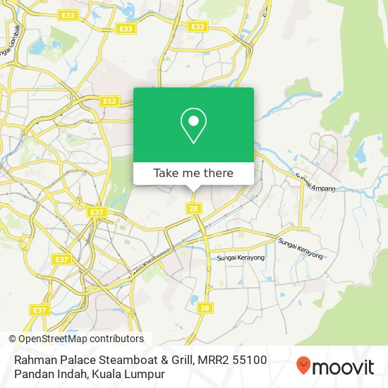 Rahman Palace Steamboat & Grill, MRR2 55100 Pandan Indah map