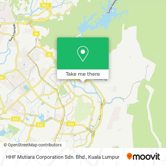 HHF Mutiara Corporation Sdn. Bhd. map