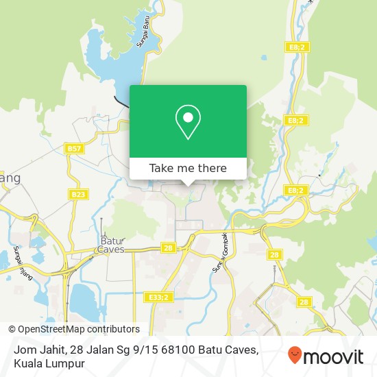 Peta Jom Jahit, 28 Jalan Sg 9 / 15 68100 Batu Caves