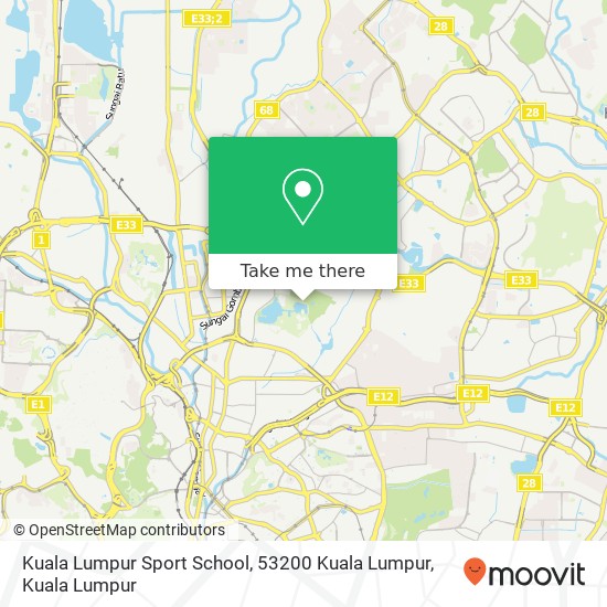 Kuala Lumpur Sport School, 53200 Kuala Lumpur map