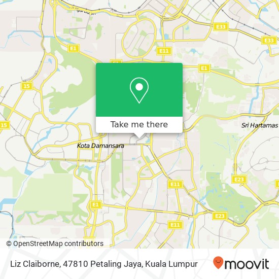 Liz Claiborne, 47810 Petaling Jaya map