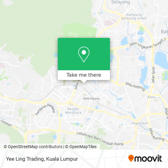 Yee Ling Trading map