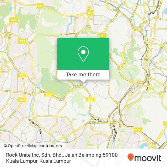 Rock Unite Inc. Sdn. Bhd., Jalan Belimbing 59100 Kuala Lumpur map