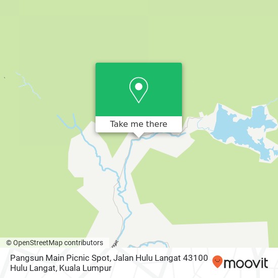Peta Pangsun Main Picnic Spot, Jalan Hulu Langat 43100 Hulu Langat