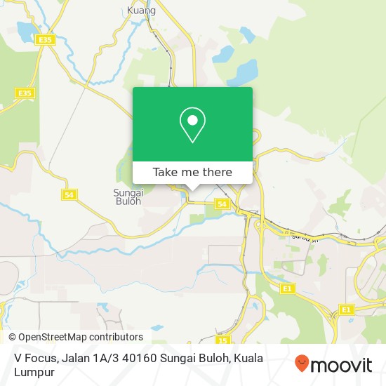 V Focus, Jalan 1A / 3 40160 Sungai Buloh map