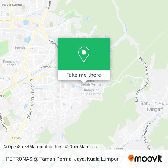 PETRONAS @ Taman Permai Jaya map