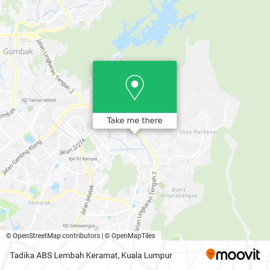 Tadika ABS Lembah Keramat map