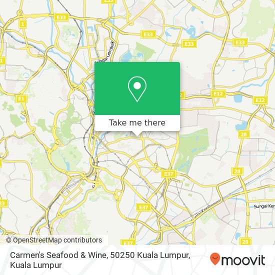 Peta Carmen's Seafood & Wine, 50250 Kuala Lumpur