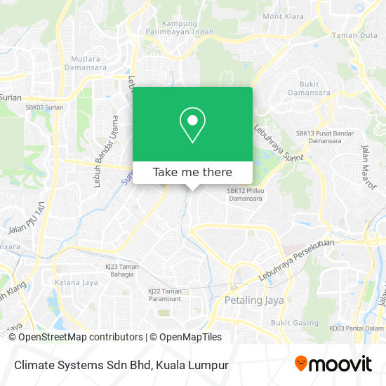 Climate Systems Sdn Bhd map