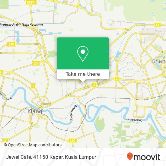 Jewel Cafe, 41150 Kapar map