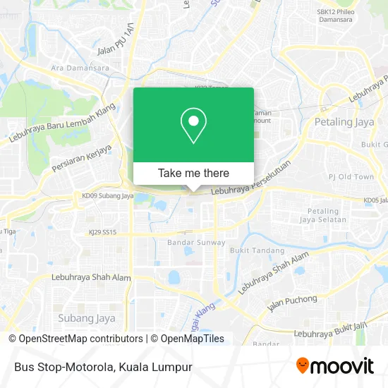 Peta Bus Stop-Motorola