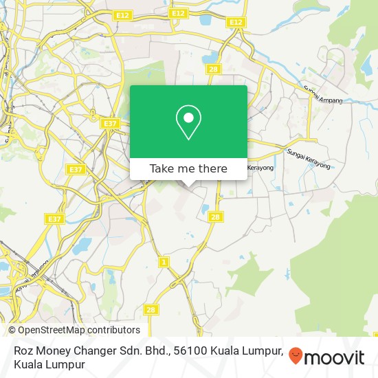 Roz Money Changer Sdn. Bhd., 56100 Kuala Lumpur map