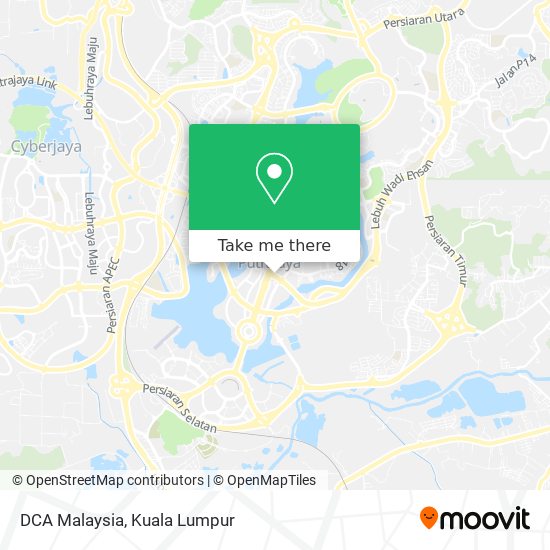 DCA Malaysia map