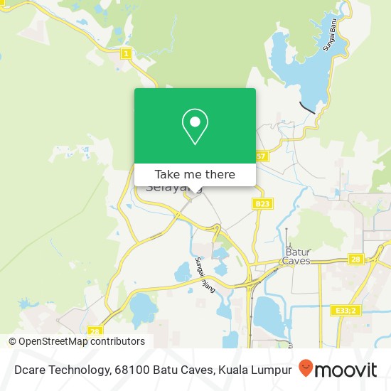 Peta Dcare Technology, 68100 Batu Caves