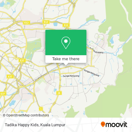 Tadika Happy Kids map