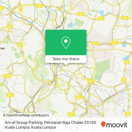 Am-el Group Parking, Persiaran Raja Chulan 55100 Kuala Lumpur map