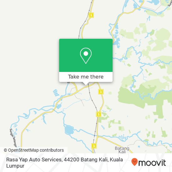 Rasa Yap Auto Services, 44200 Batang Kali map