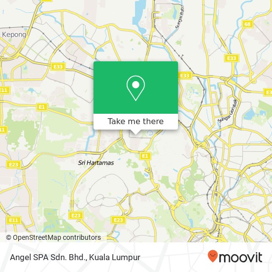 Angel SPA Sdn. Bhd. map