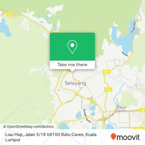 Peta Liau Hup, Jalan 3 / 18 68100 Batu Caves